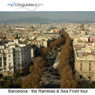 Barcelona - Ramblas Seafront: mp3cityguides Walking Tour (Unabridged) Audiobook, by Simon Harry Brooke