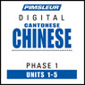 Chinese (Can) Phase 1, Unit 01-05: Learn to Speak and Understand Cantonese Chinese with Pimsleur Language Programs Audiobook, by Pimsleur