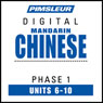 Chinese (Man) Phase 1, Unit 06-10: Learn to Speak and Understand Mandarin Chinese with Pimsleur Language Programs Audiobook, by Pimsleur