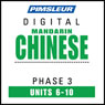 Chinese (Man) Phase 3, Unit 06-10: Learn to Speak and Understand Mandarin Chinese with Pimsleur Language Programs Audiobook, by Pimsleur