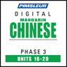 Chinese (Man) Phase 3, Unit 16-20: Learn to Speak and Understand Mandarin Chinese with Pimsleur Language Programs Audiobook, by Pimsleur