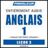 ESL French Phase 1, Unit 03: Learn to Speak and Understand English as a Second Language with Pimsleur Language Programs Audiobook, by Pimsleur