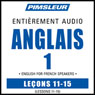 ESL French Phase 1, Unit 11-15: Learn to Speak and Understand English as a Second Language with Pimsleur Language Programs Audiobook, by Pimsleur