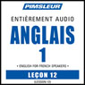 ESL French Phase 1, Unit 12: Learn to Speak and Understand English as a Second Language with Pimsleur Language Programs Audiobook, by Pimsleur