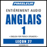 ESL French Phase 1, Unit 27: Learn to Speak and Understand English as a Second Language with Pimsleur Language Programs Audiobook, by Pimsleur
