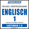 ESL German Phase 1, Unit 01-05: Learn to Speak and Understand English as a Second Language with Pimsleur Language Programs Audiobook, by Pimsleur