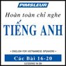 ESL Vietnamese Phase 1, Unit 16-20: Learn to Speak and Understand English as a Second Language with Pimsleur Language Programs Audiobook, by Pimsleur