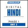 Hindi Phase 1, Unit 02: Learn to Speak and Understand Hindi with Pimsleur Language Programs Audiobook, by Pimsleur