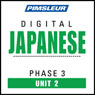 Japanese Phase 3, Unit 02: Learn to Speak and Understand Japanese with Pimsleur Language Programs Audiobook, by Pimsleur