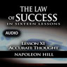 Law of Success - Lesson XI - Accurate Thought (Unabridged) Audiobook, by Napoleon Hill