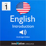 Learn English - Level 1: Introduction to English, Volume 1: Lessons 1-25 (Unabridged) Audiobook, by Innovative Language Learning