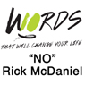 No: 10 Words Audiobook, by Rick McDaniel