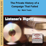 The Private History of a Campaign That Failed (Unabridged) Audiobook, by Mark Twain