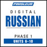 Russian Phase 1, Unit 06-10: Learn to Speak and Understand Russian with Pimsleur Language Programs Audiobook, by Pimsleur