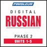 Russian Phase 2, Unit 01-05: Learn to Speak and Understand Russian with Pimsleur Language Programs Audiobook, by Pimsleur