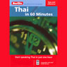 Thai...In 60 Minutes Audiobook, by Berlitz Publishing