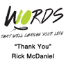 Thank You: 10 Words Audiobook, by Rick McDaniel