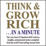 Think and Grow Rich...In a Minute (Unabridged) Audiobook, by Napoleon Hill